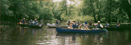 Canoeing in the Great Swamp