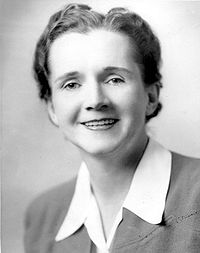 Rachel Carson, author, Silent Spring